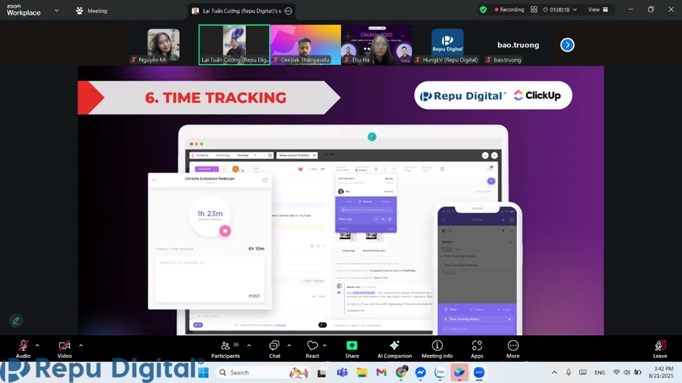 ClickUp 2025: Phần mềm AI trong Quản lý dự án, công việc, chat, doc, OKR